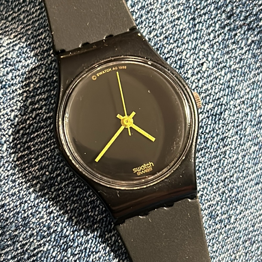 Swatch Black Magic 1980’s Watch